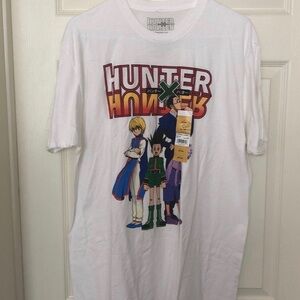 Hunter X Hunter Men’s White T-Shirt (Large)